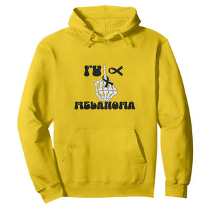 Fuck Melanoma Awareness Hoodie Skeleton Hand Ribbon Warrior Gift TS12 Daisy Print Your Wear