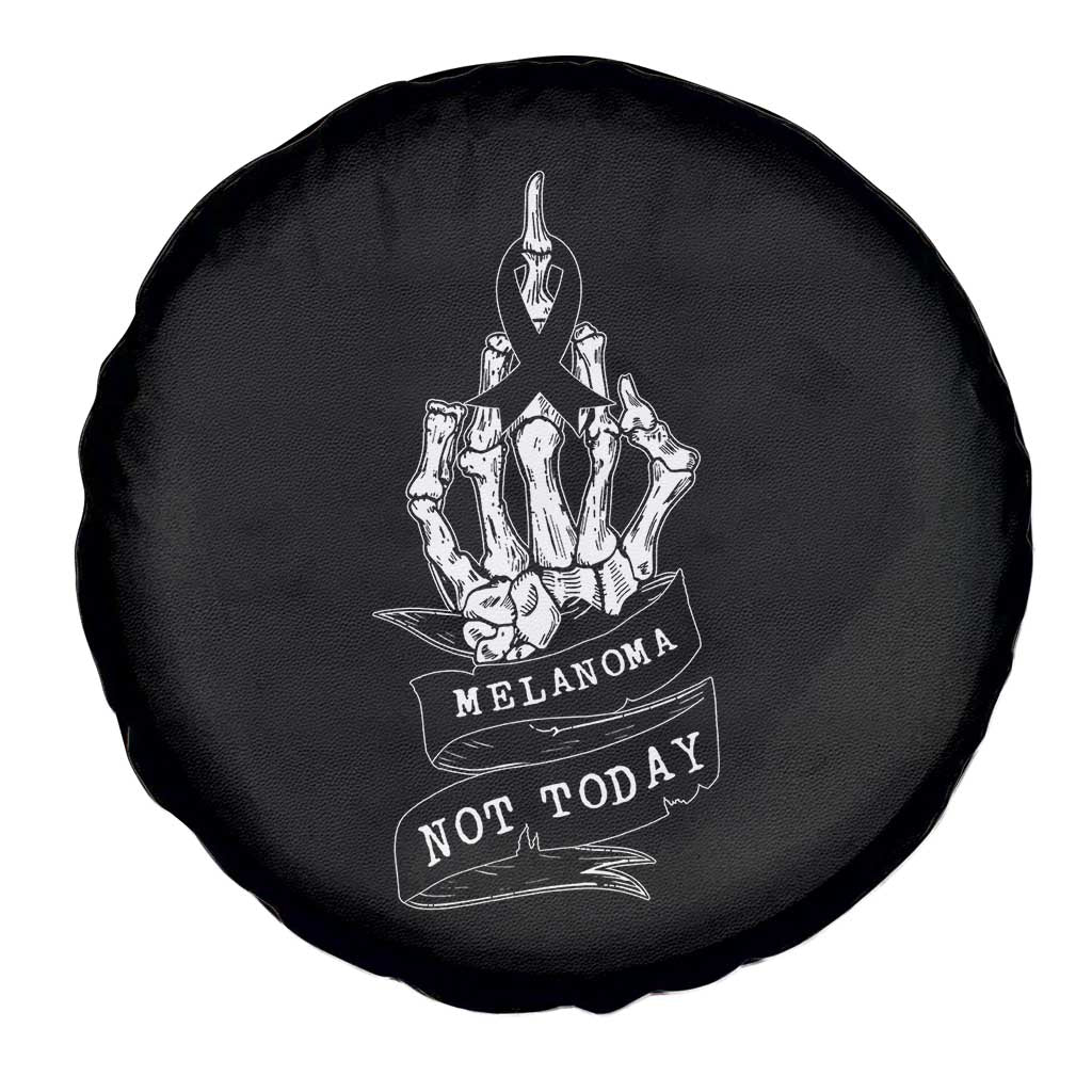 Melanoma Fighter Not Today Spare Tire Cover Skin Cancer Awareness Gift TS12 Print Your Wear