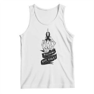 Melanoma Fighter Not Today Tank Top Skin Cancer Awareness Gift TS12 White Print Your Wear
