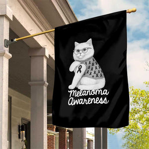 British Shorthair Skin Cancer Awareness Garden Flag Melanoma Fighter Cat Gift TS12 Print Your Wear