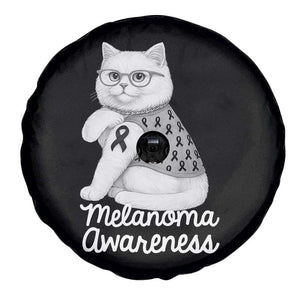 British Shorthair Skin Cancer Awareness Spare Tire Cover Melanoma Fighter Cat Gift TS12 Print Your Wear
