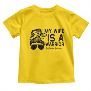 My Wife Is A Warrior Toddler T Shirt Melanoma Awareness Husband Gift TS12 Daisy Print Your Wear