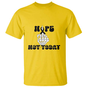 Melanoma Fighter Gift T Shirt Funny Skeleton Nope Not Today TS12 Daisy Print Your Wear