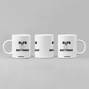 Melanoma Fighter Gift Coffee Mug Funny Skeleton Nope Not Today TS12 Print Your Wear