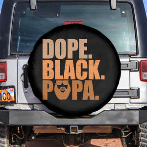 Dope Black Papa Spare Tire Cover Proud African American Fathers Day Gift