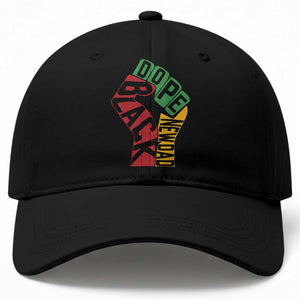 First Fathers Day Black Dad Baseball Cap New Dad Gift
