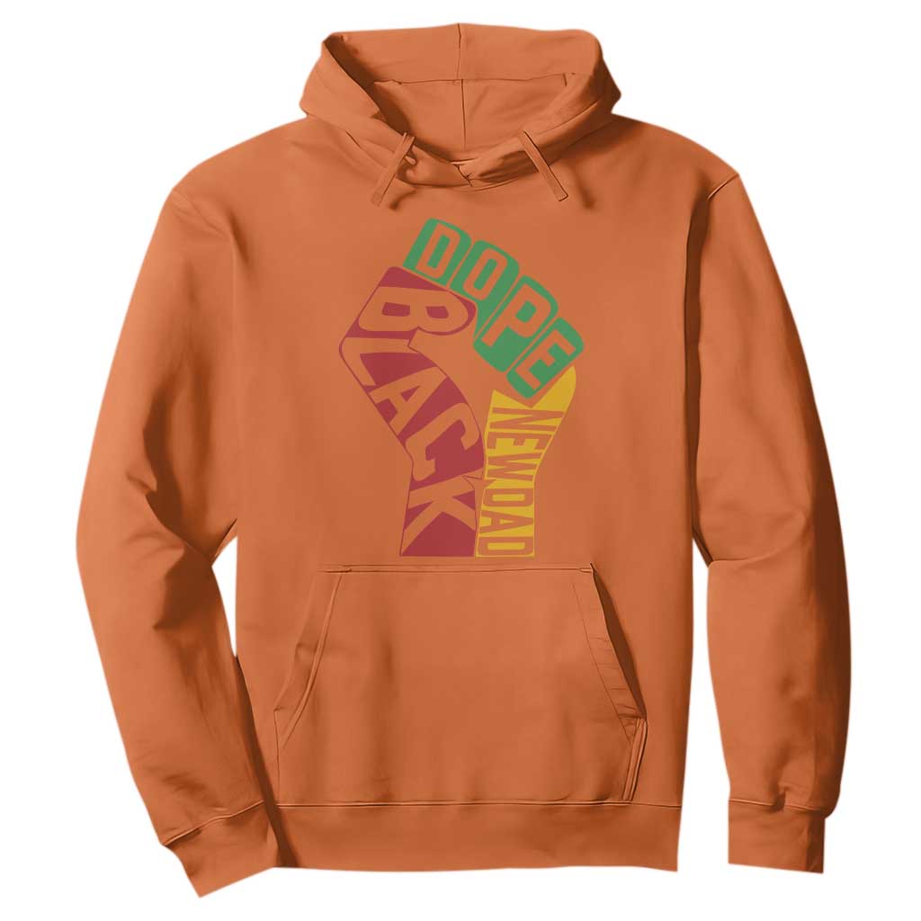First Fathers Day Black Dad Hoodie New Dad Gift