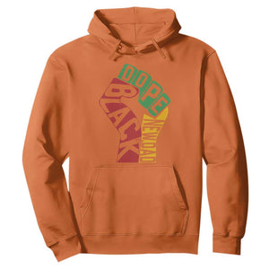 First Fathers Day Black Dad Hoodie New Dad Gift