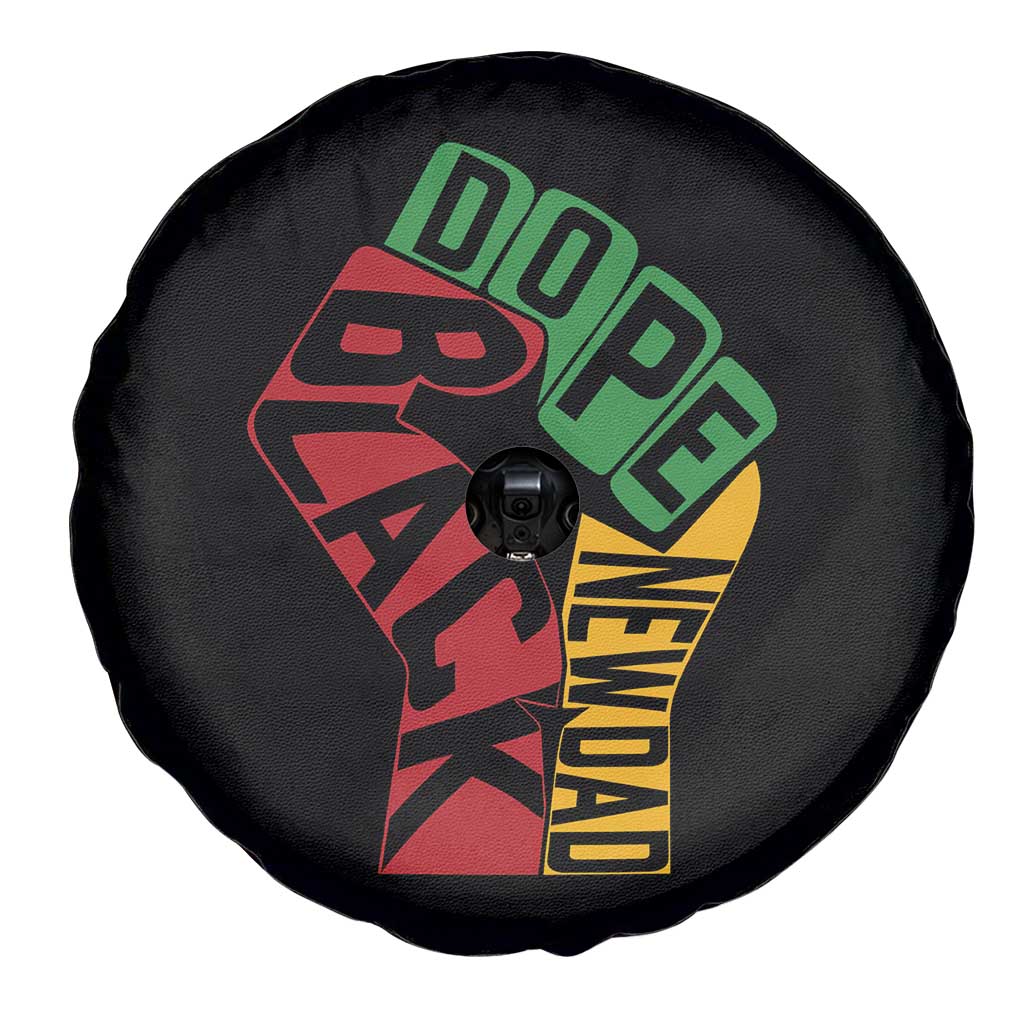 First Fathers Day Black Dad Spare Tire Cover New Dad Gift