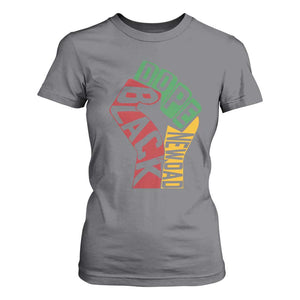 First Fathers Day Black Dad T Shirt For Women New Dad Gift