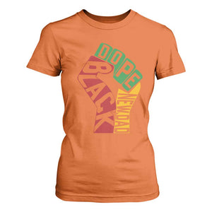 First Fathers Day Black Dad T Shirt For Women New Dad Gift