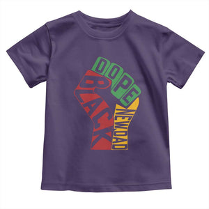 First Fathers Day Black Dad Toddler T Shirt New Dad Gift