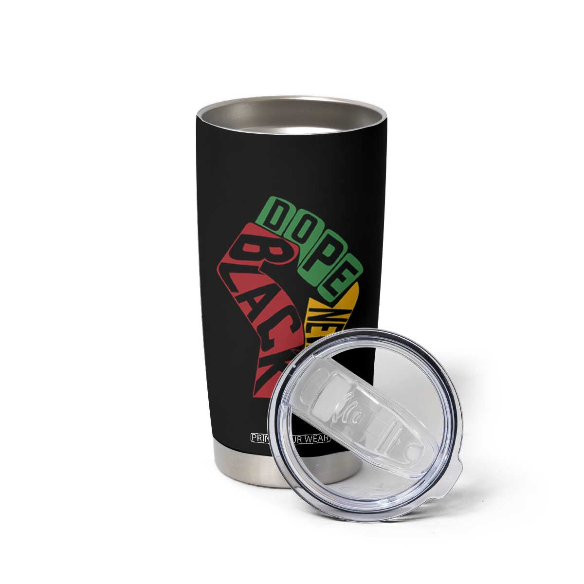 First Fathers Day Black Dad Tumbler Cup New Dad Gift