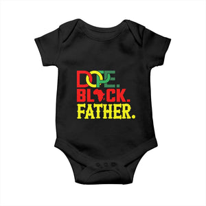 Dope Black Father Baby Onesie Proud Black Father Gift