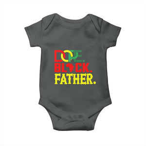 Dope Black Father Baby Onesie Proud Black Father Gift