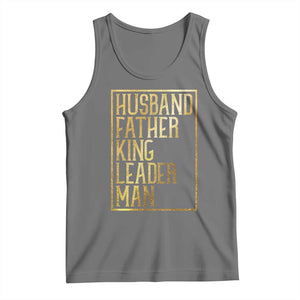 Husband Father King Leader Man Tank Top Proud Black Dad Gift