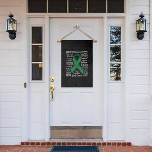 Liver Cancer Support Gift Garden Flag Fearless Unbreakable Warrior Hope