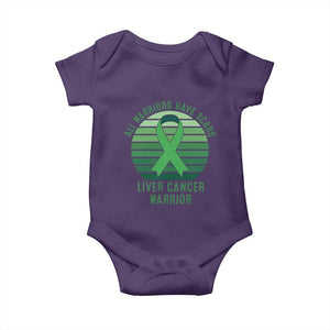 All Warriors Have Scars Liver Cancer Baby Onesie Green Ribbon Survivor Fighter Gift