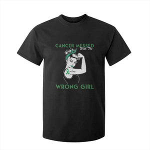 Liver Cancer Warrior Unbreakable Gift T Shirt For Kid Cancer Messed With The Wrong Girl