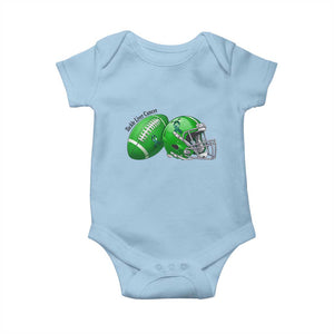 Liver Cancer Support Gift Baby Onesie October Tackle Cancer Football