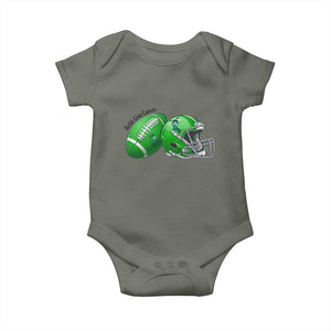 Liver Cancer Support Gift Baby Onesie October Tackle Cancer Football