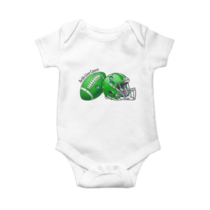 Liver Cancer Support Gift Baby Onesie October Tackle Cancer Football
