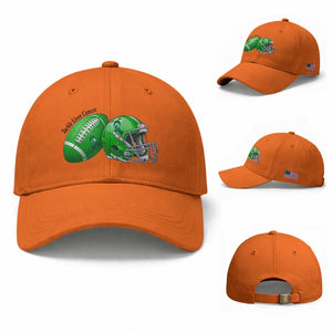 Liver Cancer Support Gift Baseball Cap October Tackle Cancer Football