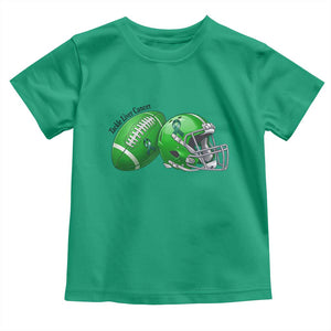 Liver Cancer Support Gift Toddler T Shirt October Tackle Cancer Football
