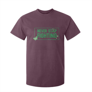 Liver Cancer Warrior T Shirt For Kid Never Stop Fighting Support Gift