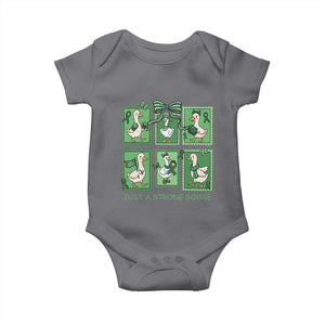 Funny Liver Cancer Warrior Support Gift Baby Onesie Just A Strong Goose