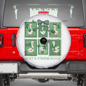 Funny Liver Cancer Warrior Support Gift Spare Tire Cover Just A Strong Goose