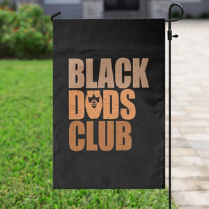 Black Dads Club Garden Flag African American Fathers Day Gift