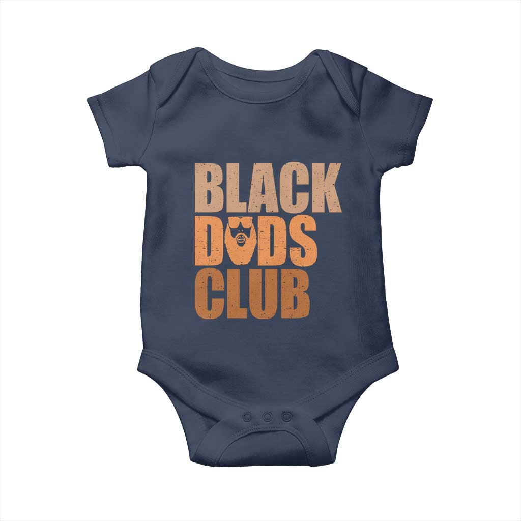 Black Dads Club Baby Onesie African American Fathers Day Gift