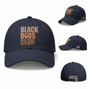 Black Dads Club Baseball Cap African American Fathers Day Gift