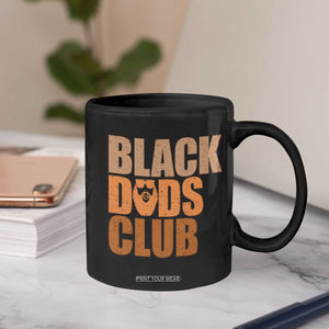 Black Dads Club Coffee Mug African American Fathers Day Gift