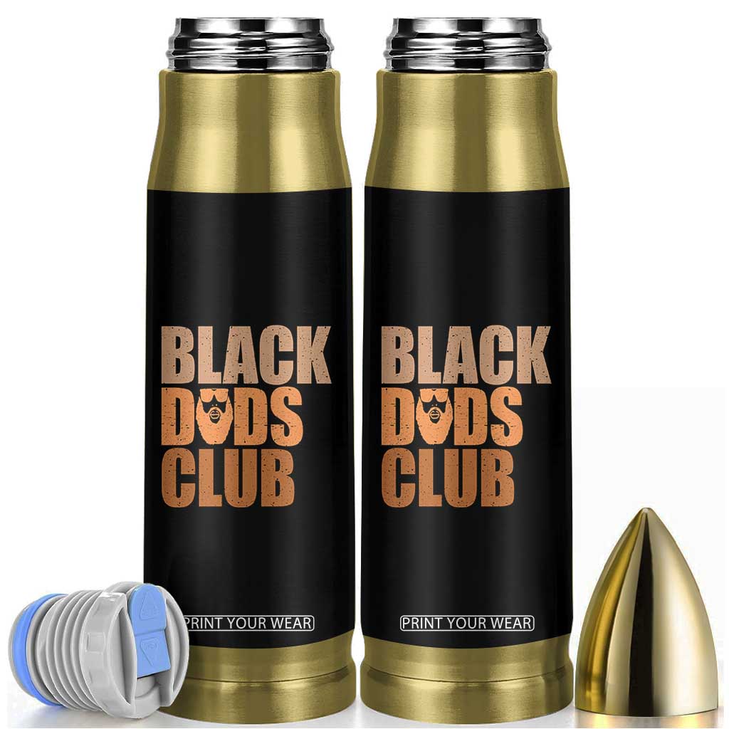 Black Dads Club Bullet Tumbler African American Fathers Day Gift