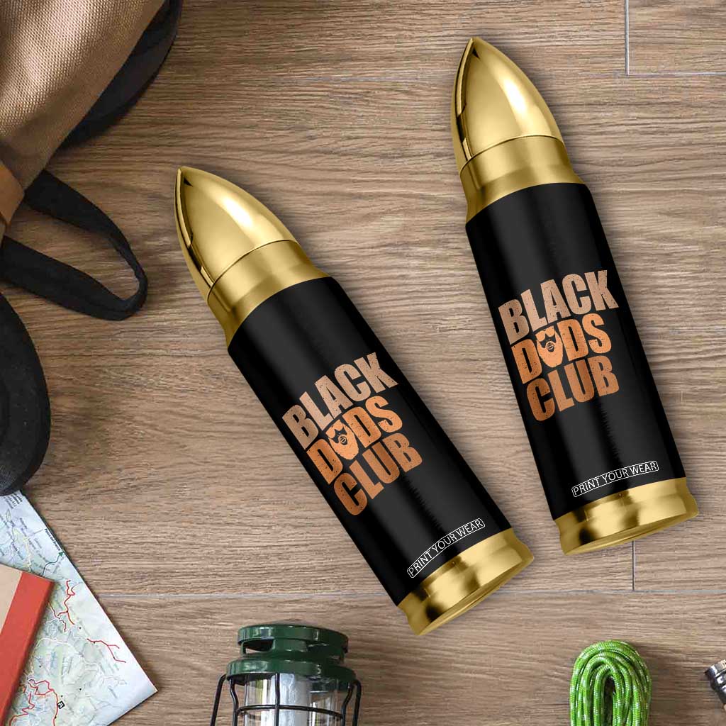 Black Dads Club Bullet Tumbler African American Fathers Day Gift