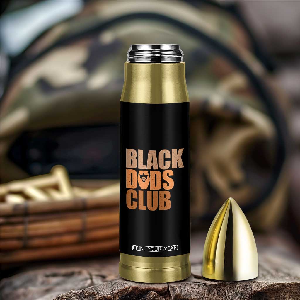 Black Dads Club Bullet Tumbler African American Fathers Day Gift