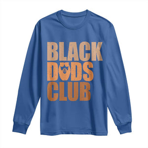 Black Dads Club Long Sleeve Shirt African American Fathers Day Gift