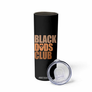 Black Dads Club Skinny Tumbler African American Fathers Day Gift
