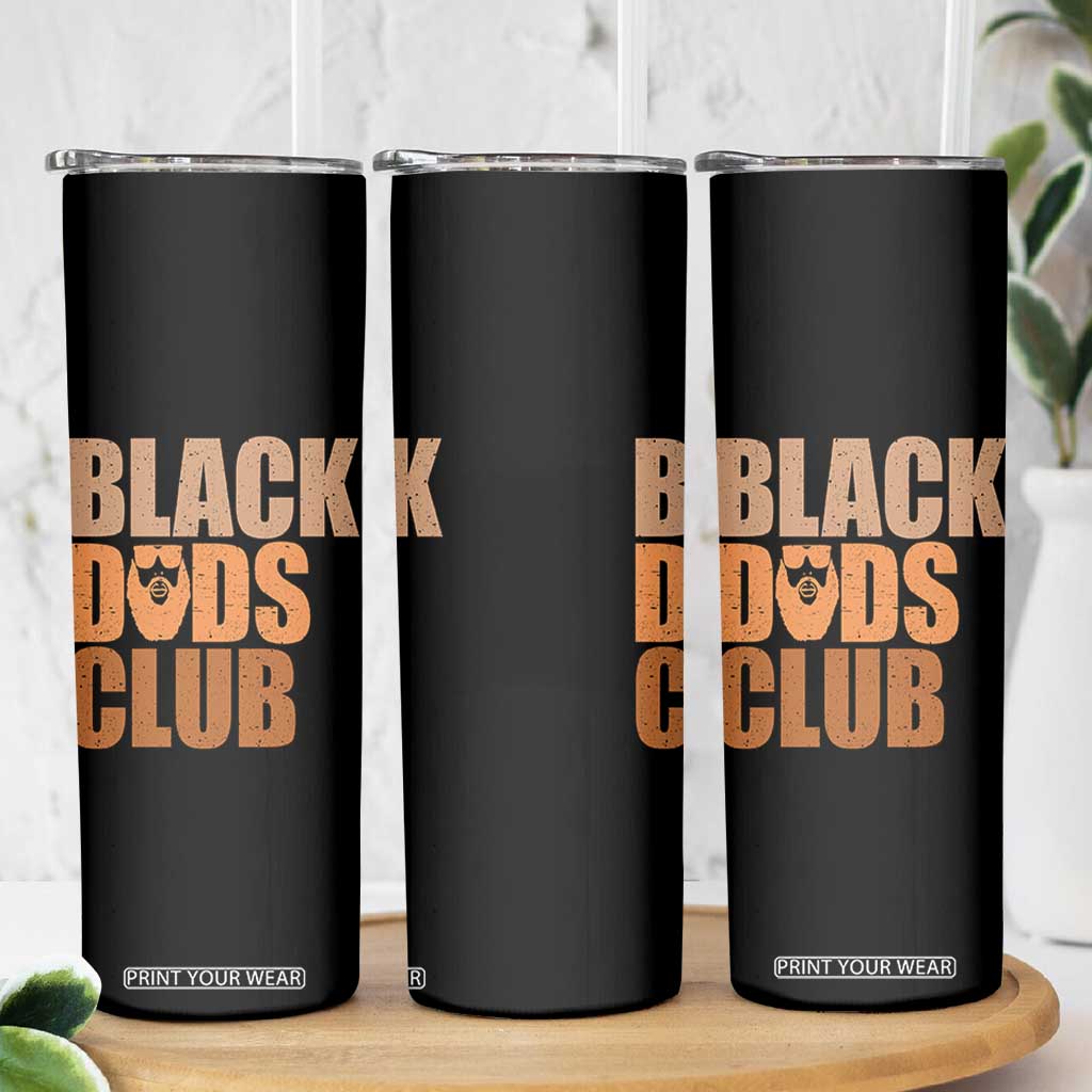 Black Dads Club Skinny Tumbler African American Fathers Day Gift