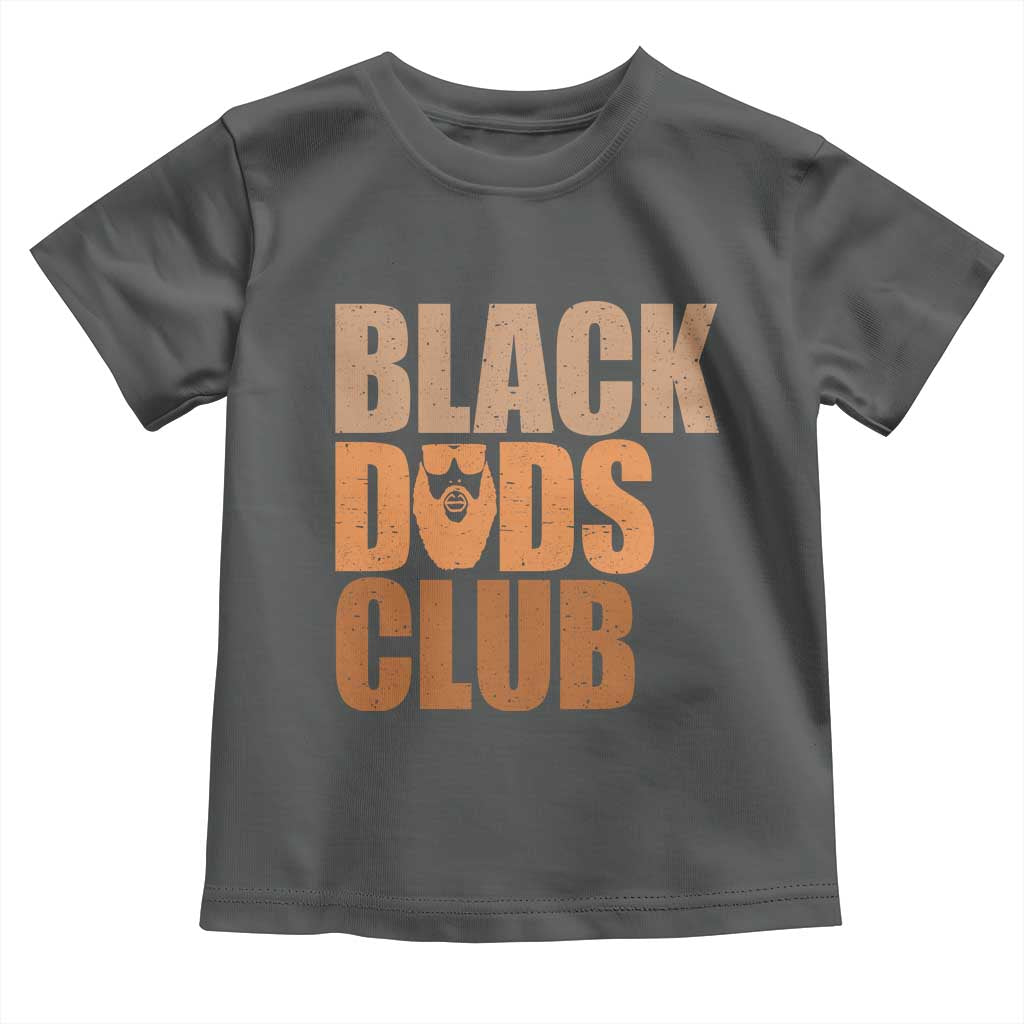 Black Dads Club Toddler T Shirt African American Fathers Day Gift