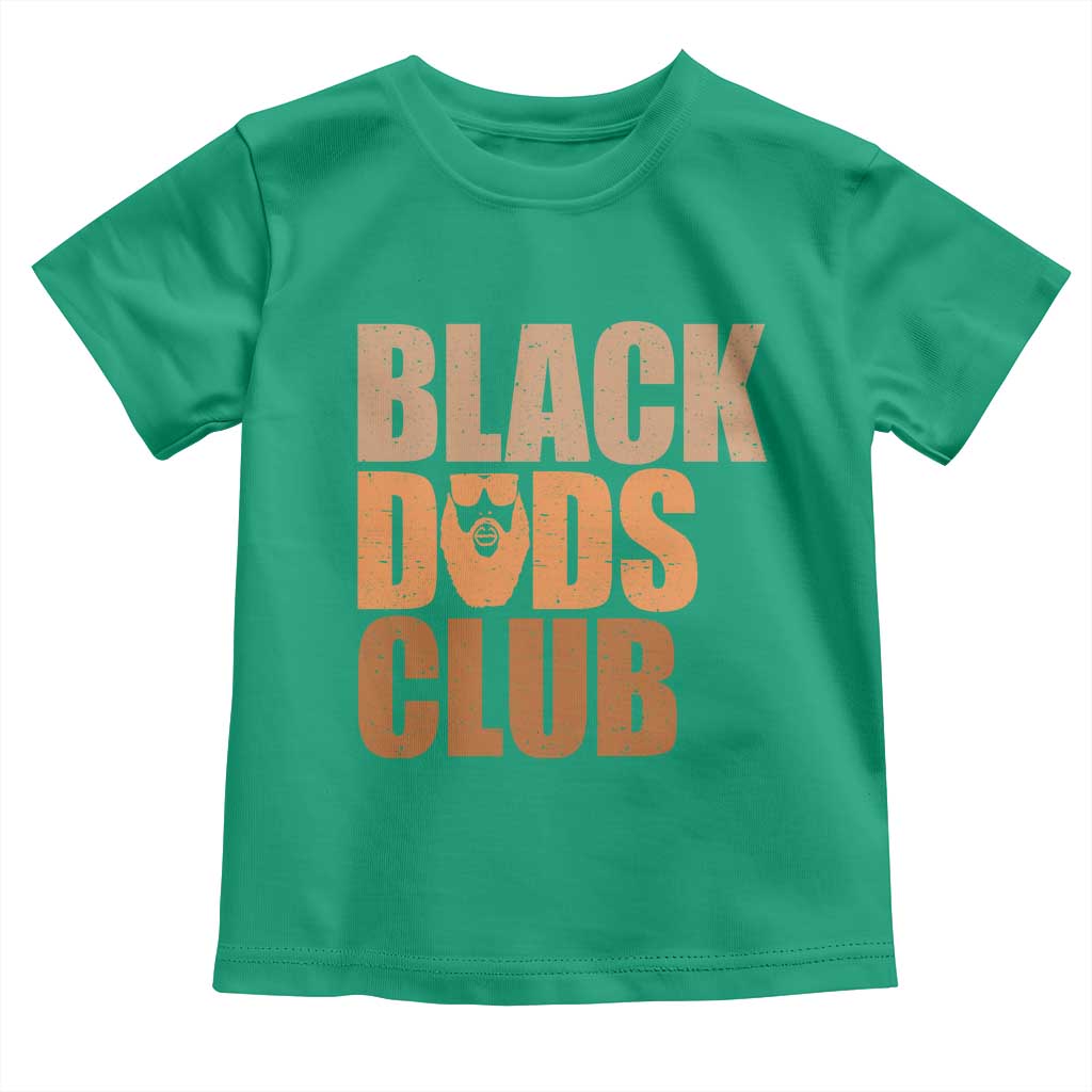 Black Dads Club Toddler T Shirt African American Fathers Day Gift