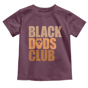 Black Dads Club Toddler T Shirt African American Fathers Day Gift