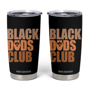 Black Dads Club Tumbler Cup African American Fathers Day Gift
