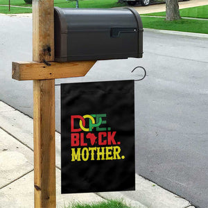 Proud African American Mom Gift Garden Flag Dope Black Mother