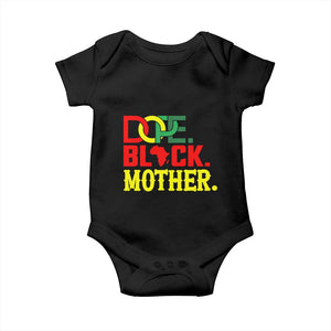 Proud African American Mom Gift Baby Onesie Dope Black Mother