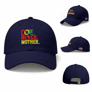 Proud African American Mom Gift Baseball Cap Dope Black Mother
