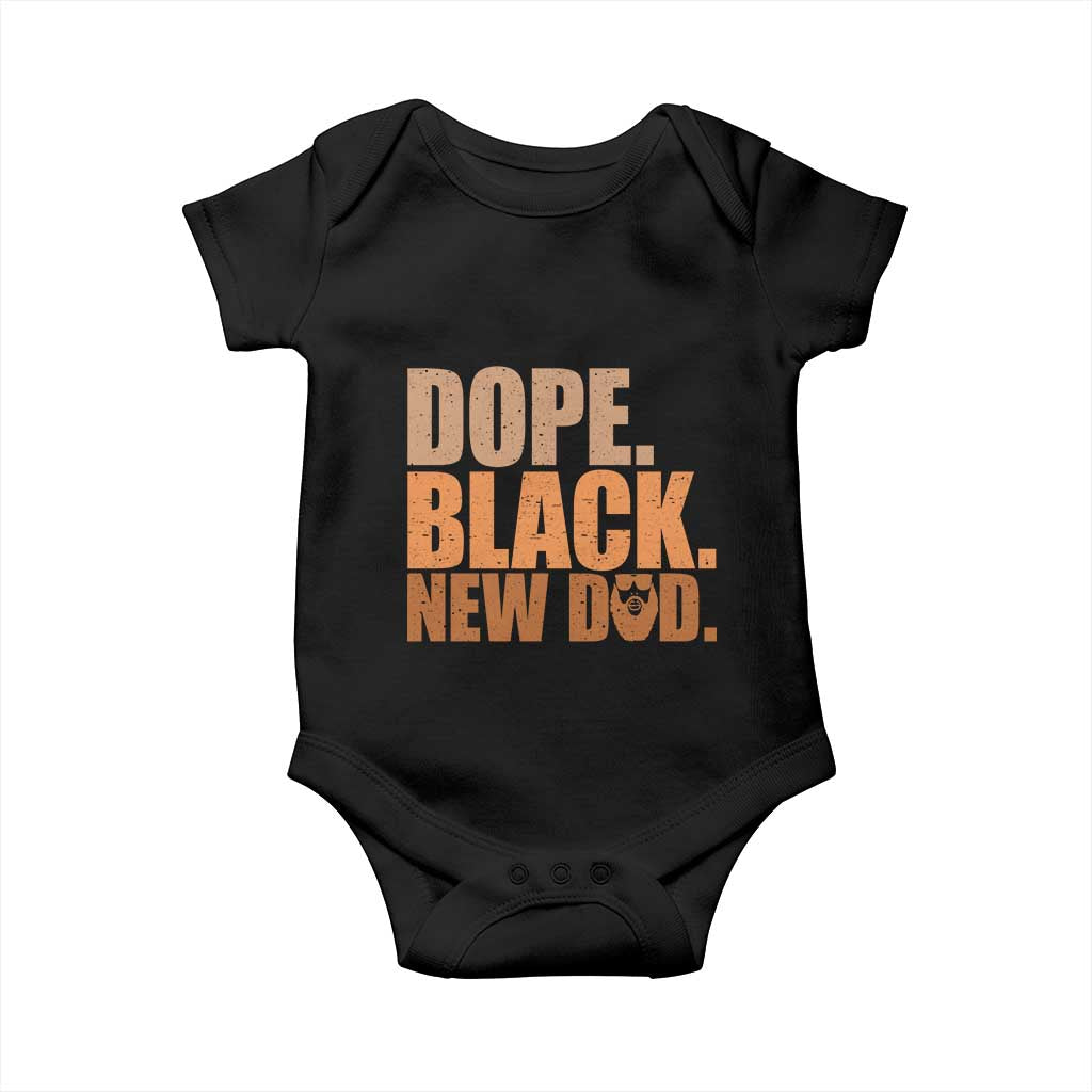 Proud Black New Dad Baby Onesie African American Fathers Day Gift