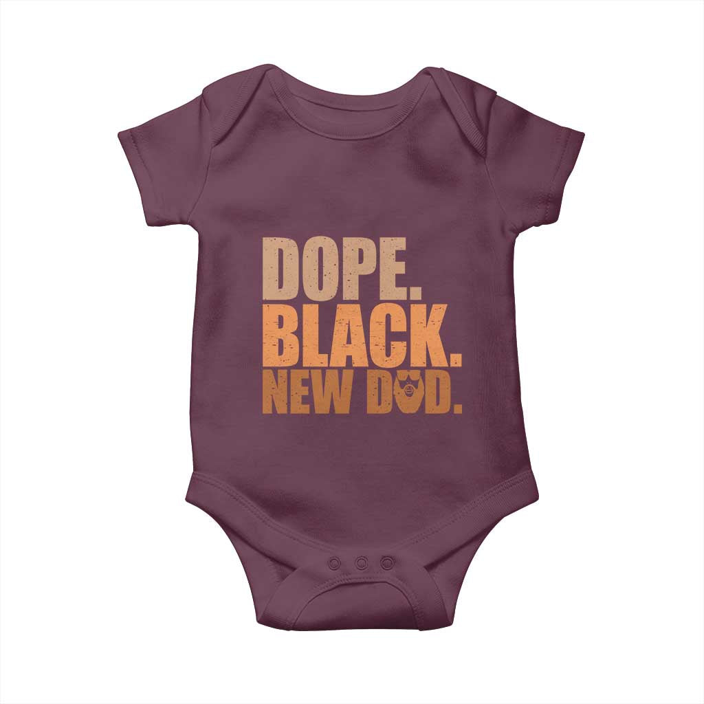 Proud Black New Dad Baby Onesie African American Fathers Day Gift